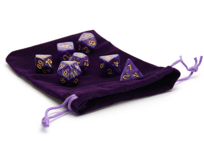 Plain Dice Bag - Purple