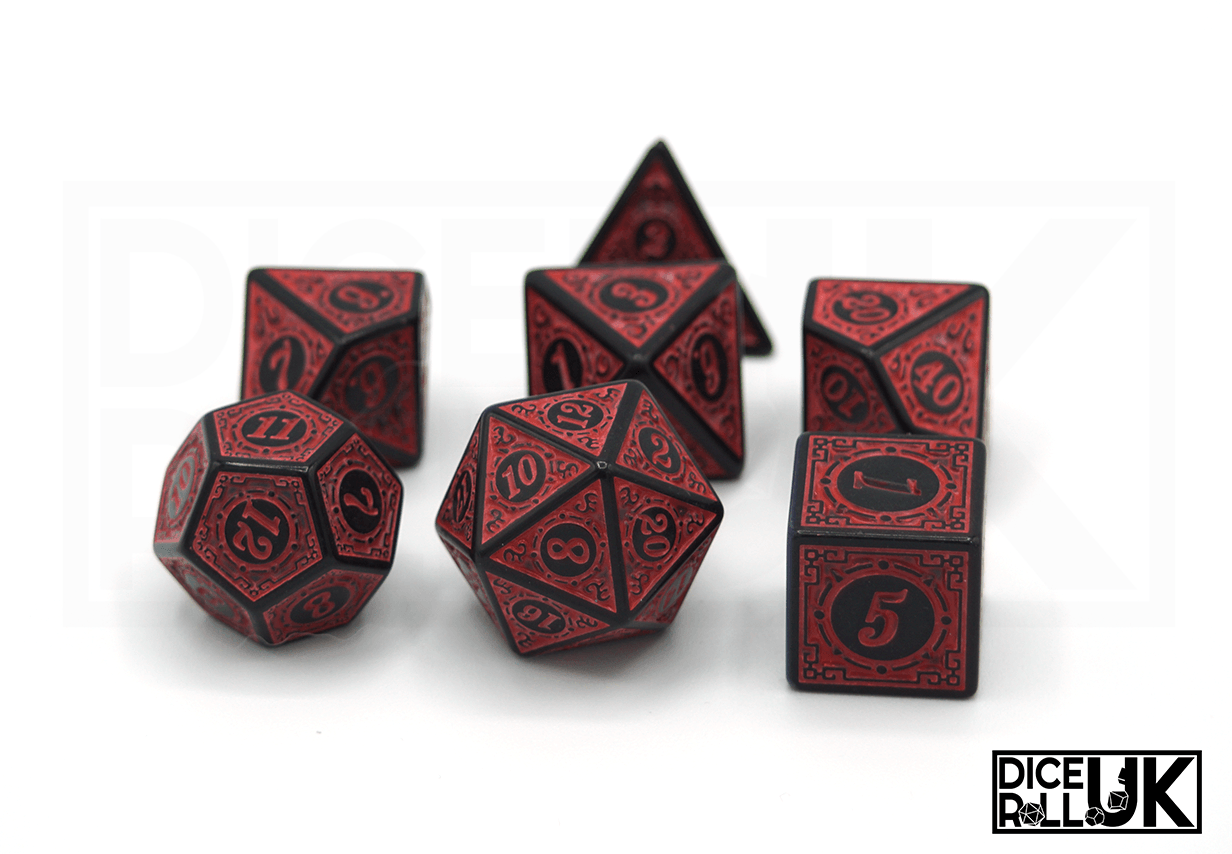 Carved Dice - Red