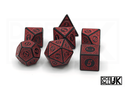 Carved Dice - Red