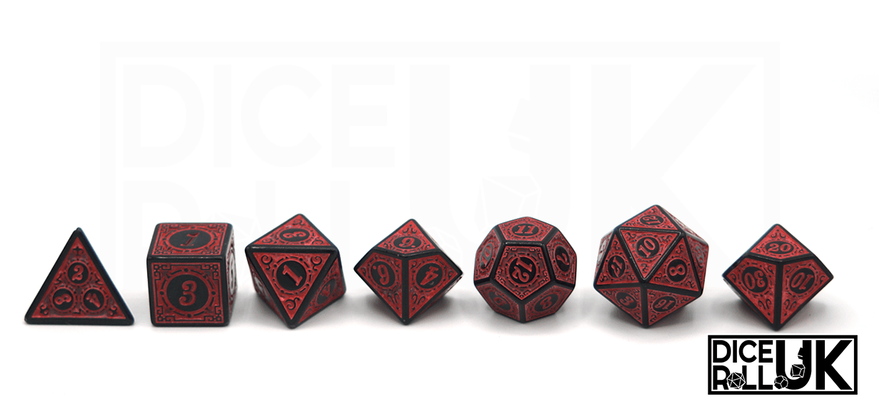 Carved Dice - Red