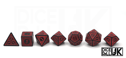 Carved Dice - Red