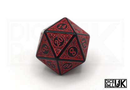 Carved Dice - Red