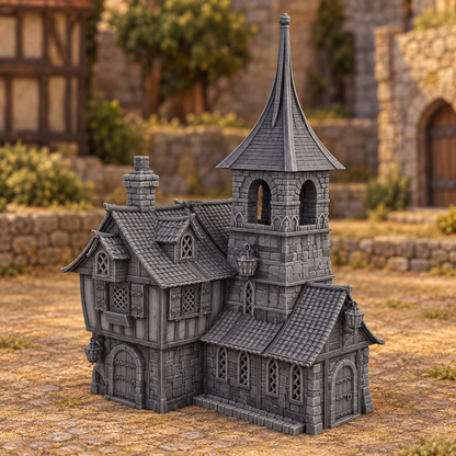 Raspberry Dale Cottage 28mm DND Terrain | Tabletop Wargaming Scenery for Frostgrave & RPG | 3D Printed