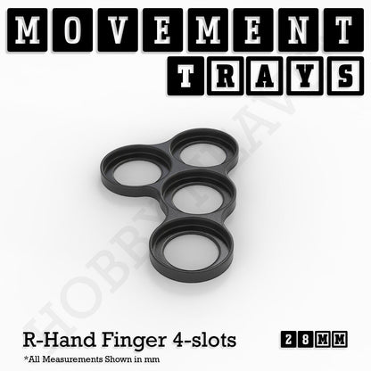 28mm Movement Trays for Tabletop Games | Wargaming | Full Range