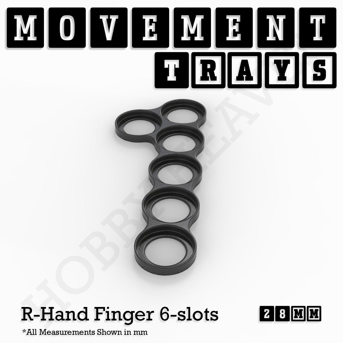 28mm Movement Trays for Tabletop Games | Wargaming | Full Range