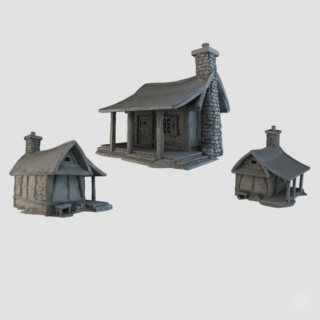 River Ferry 28mm DND Scatter Terrain | Tabletop Wargaming Scenery for Frostgrave & RPG | 3D Printed