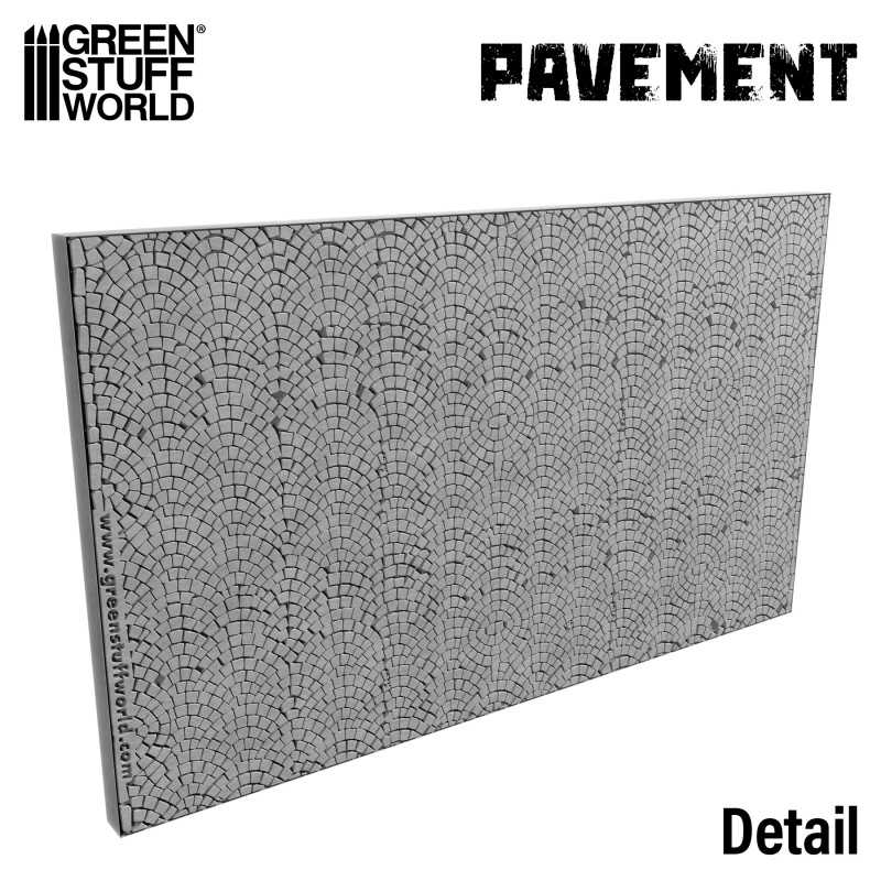 15mm Textured Rolling Pin - Pavement | Green Stuff World