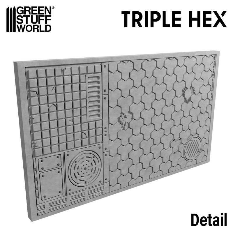 Green Stuff World Rolling Pin TripleHex