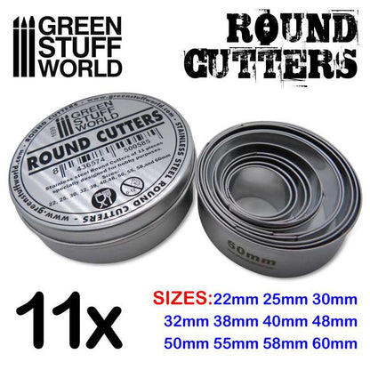 Stainless Steel Cutters for Bases | Green Stuff World