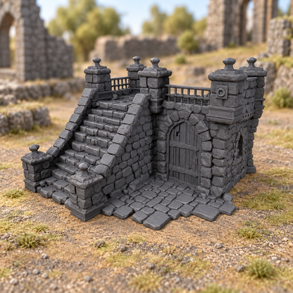 Ruined Big Platform - 28mm DND/Wargame/RPG Terrain