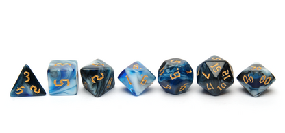 Dark Magic Dice - Tempest Blue