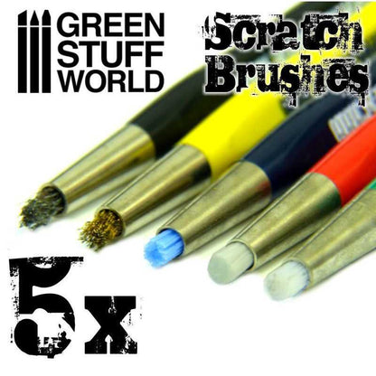 Scratch Brush Pen Set - 5pc | Green Stuff World
