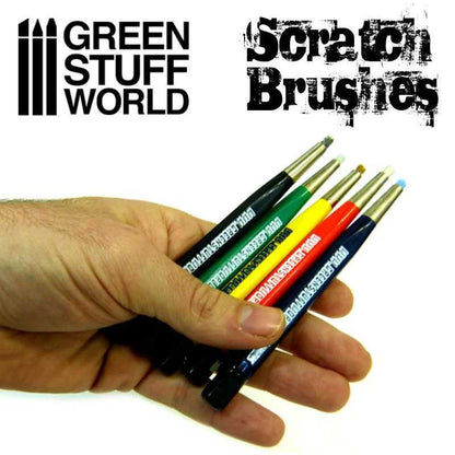 Scratch Brush Pen Set - 5pc | Green Stuff World