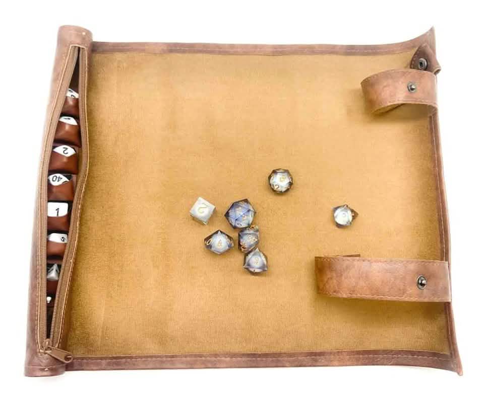 Scroll of Fates | Premium Vegan Leather Dice Mat