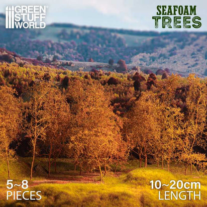 Scale Model Seafoam Diorama Trees (mix) | Green Stuff World
