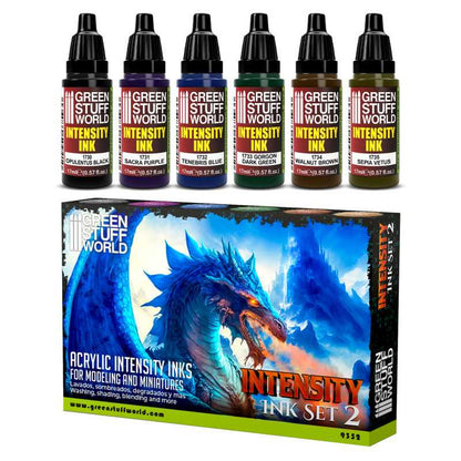 Green Stuff World - Set x6 Intensity Inks - Set 2