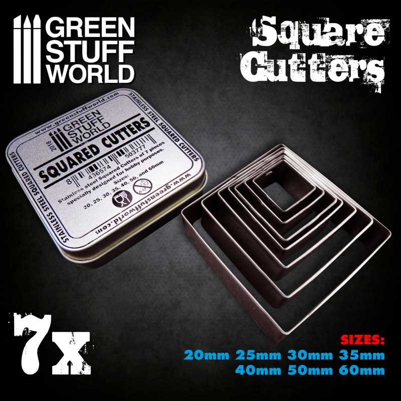 Stainless Steel Cutters for Bases | Green Stuff World