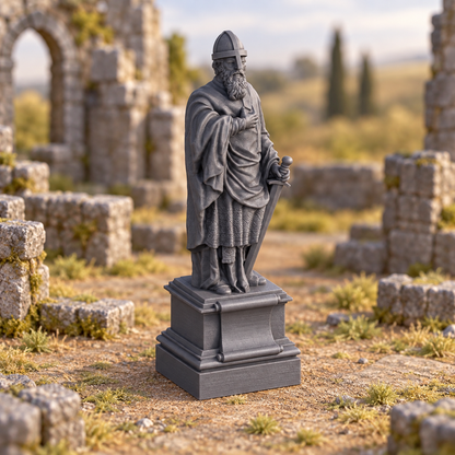 Oath Statue 28mm DND Scatter Terrain | Tabletop Wargaming Scenery for Frostgrave & RPG | 3D Printed