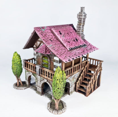 Strawberry Field Abode - 28mm DND/Wargame/RPG Terrain