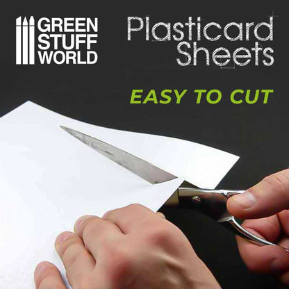 Plasticard Styrene Sheets: 20x30cm - 7pc | Green Stuff World
