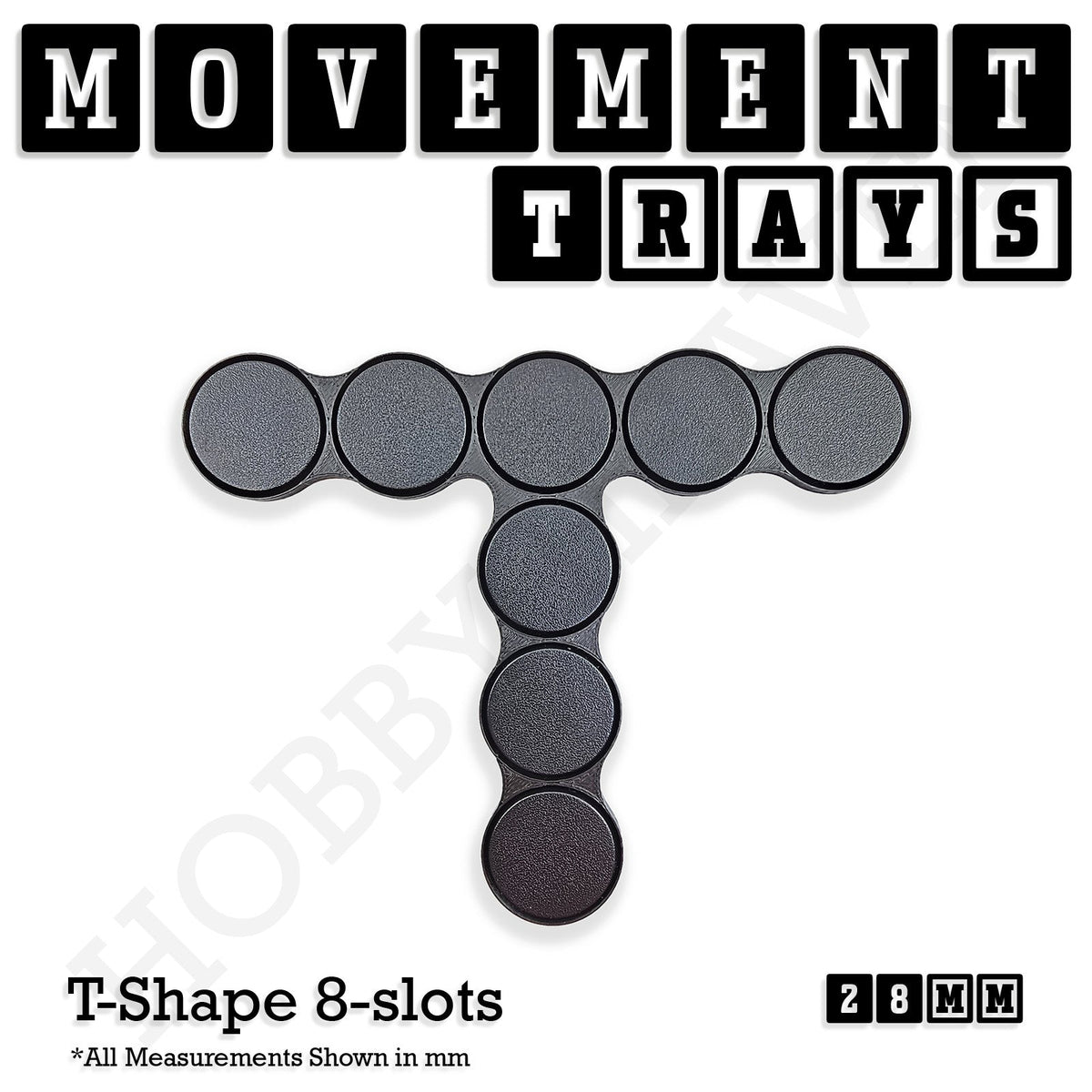 28mm Movement Trays for Tabletop Games | Wargaming | Full Range