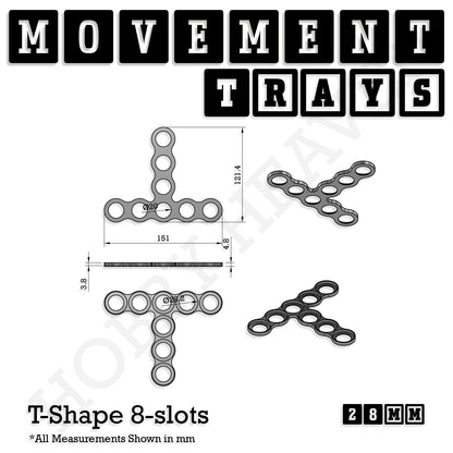 28mm Movement Trays for Tabletop Games | Wargaming | Full Range