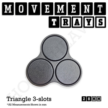 28mm Movement Trays for Tabletop Games | Wargaming | Full Range