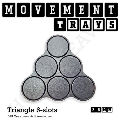 28mm Movement Trays for Tabletop Games | Wargaming | Full Range