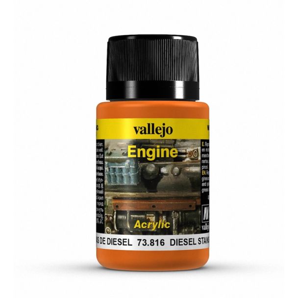 Vallejo Weathering Effects 40ml - Diesel Stain