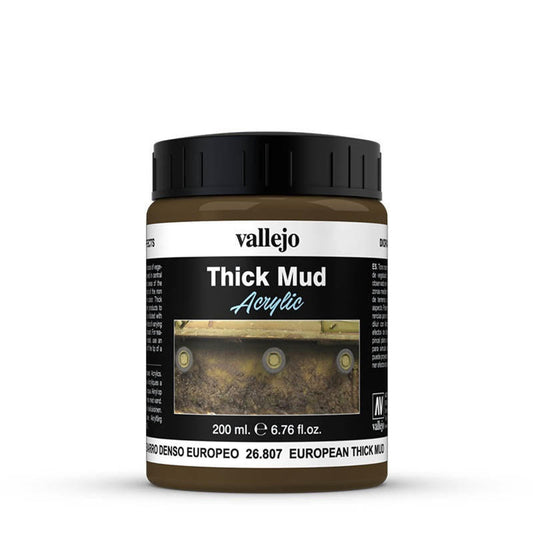 Vallejo Weathering Effects 200ml - European Thick Mud