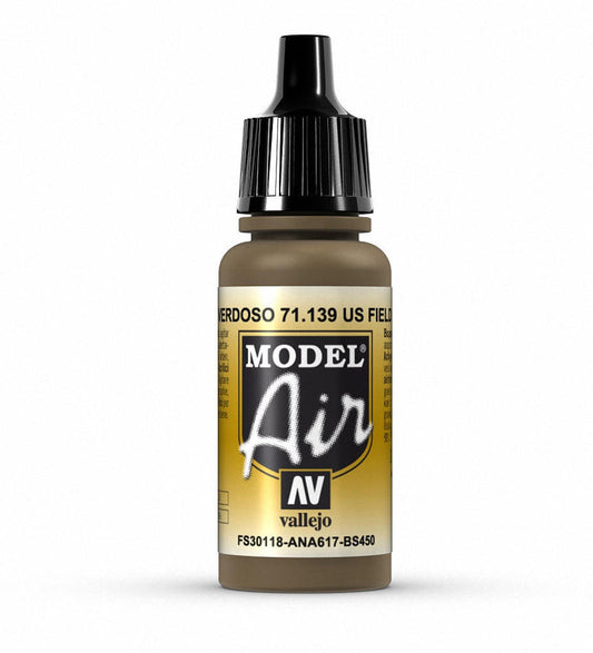 Vallejo Model Air 17ml - US Field Drab (FS30118)