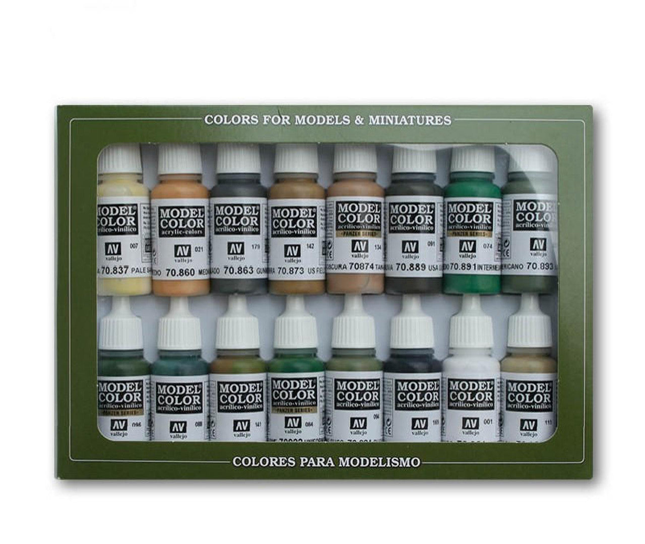 Vallejo Model Color Set - WWII Allies (x16)