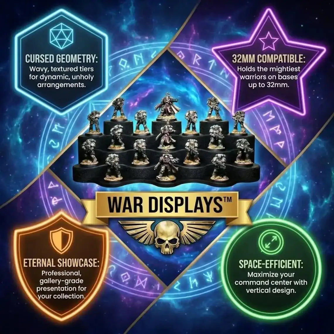 War Display Miniature Display Stand