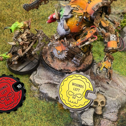 Blazeheart Red 1-16 Tabletop Wound Tracker