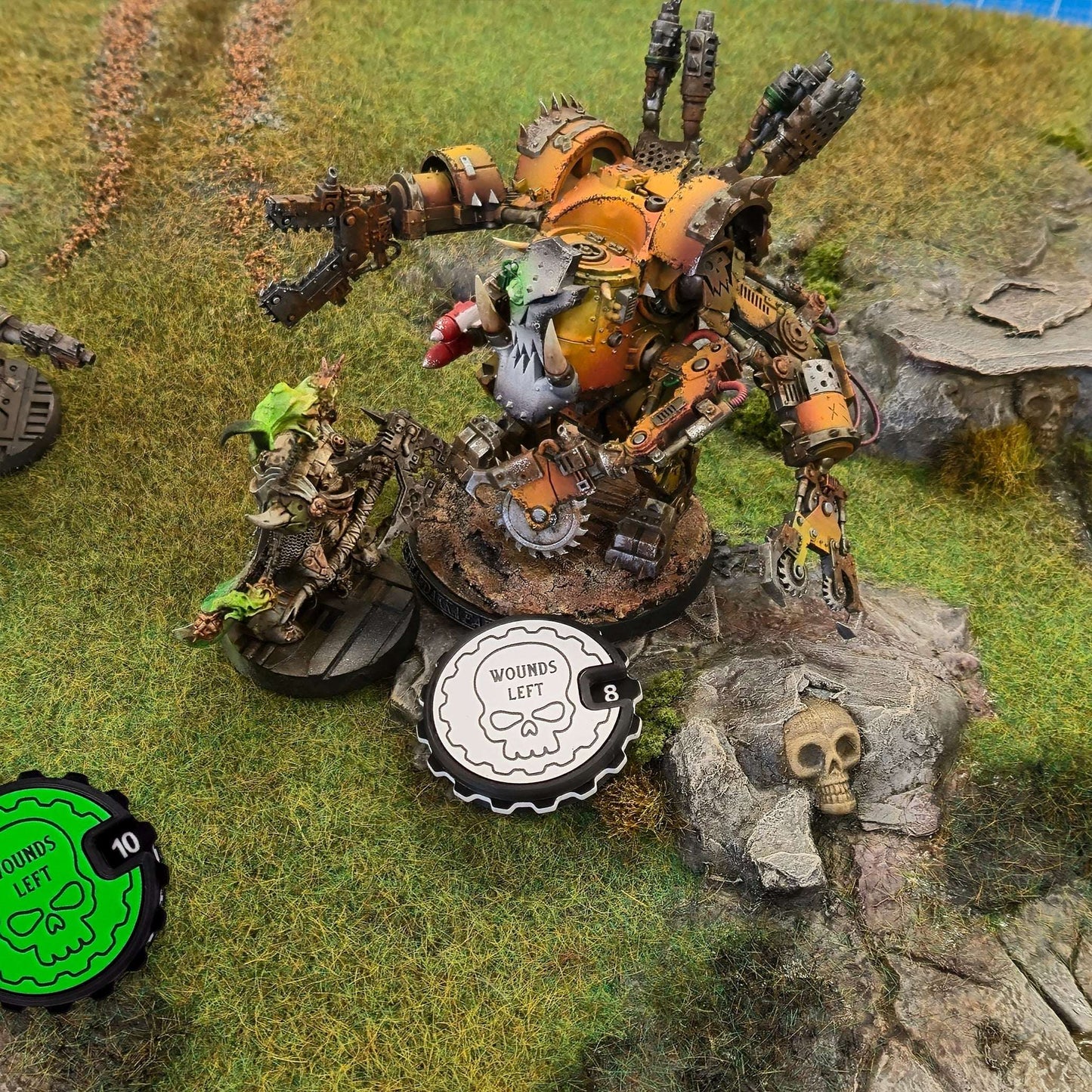 Blazeheart Red 1-16 Tabletop Wound Tracker