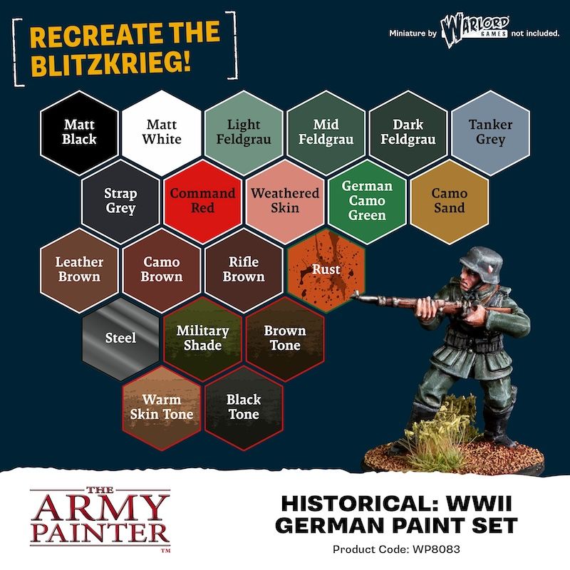 Army Painter Historical: WWII German Paint Set