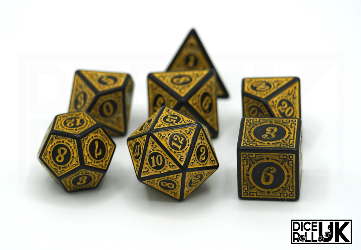 Carved Dice - Yellow