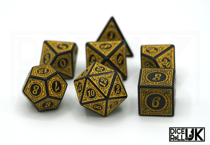 Carved Dice - Yellow