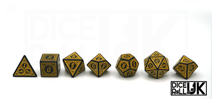Carved Dice - Yellow
