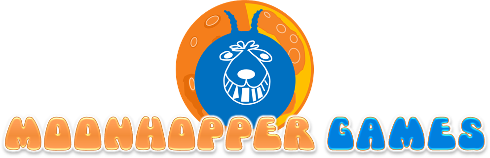 A blue and orange circle with a cartoon rabbit face

Description automatically generated